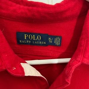 Men’s Ralph Lauren Red Flannel Shirt - XL